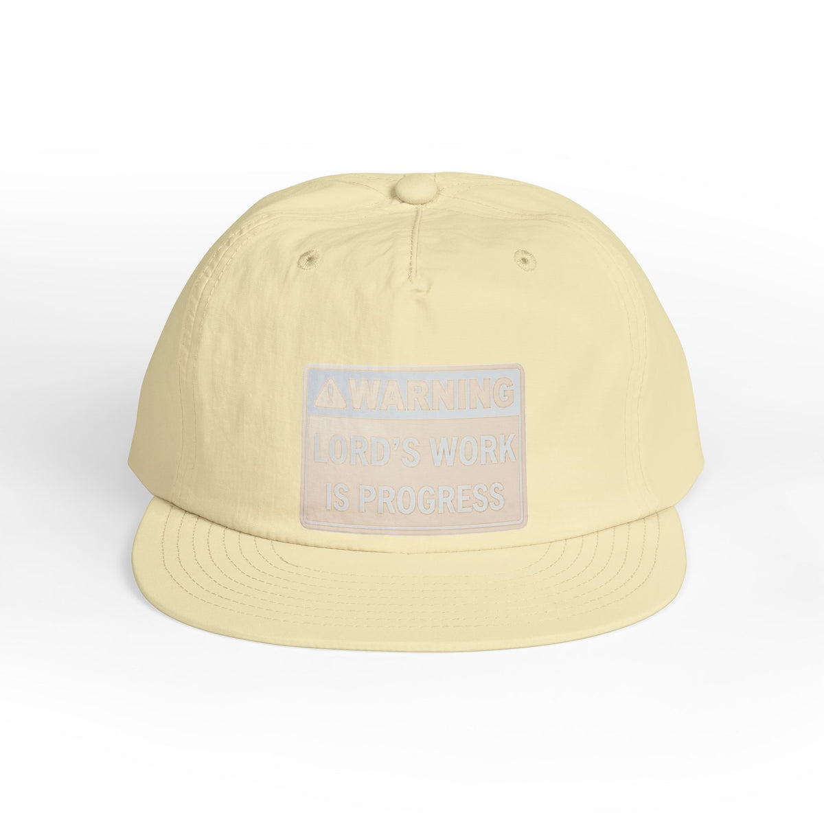 Lord's Work In Progress Embroidered Snapback Hat