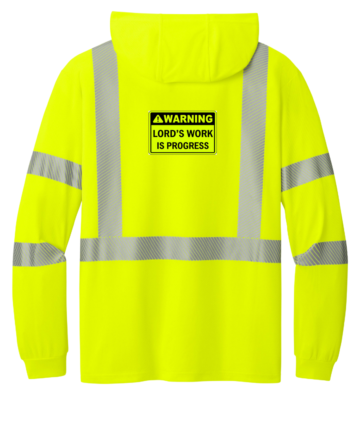 Under Construction Lightweight Hoodie Yellow