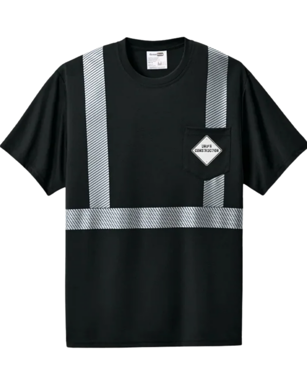 Construction God Isn't Done With Me Tee Black