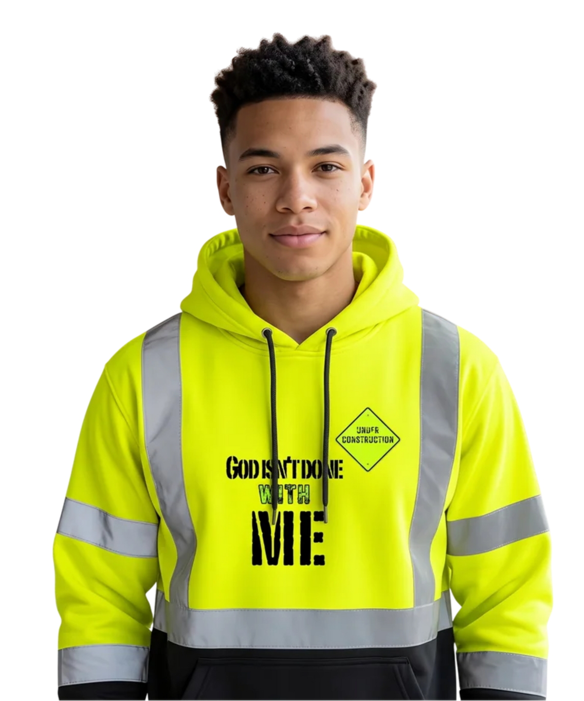 Heavy-Duty Construction Hoodie Yellow