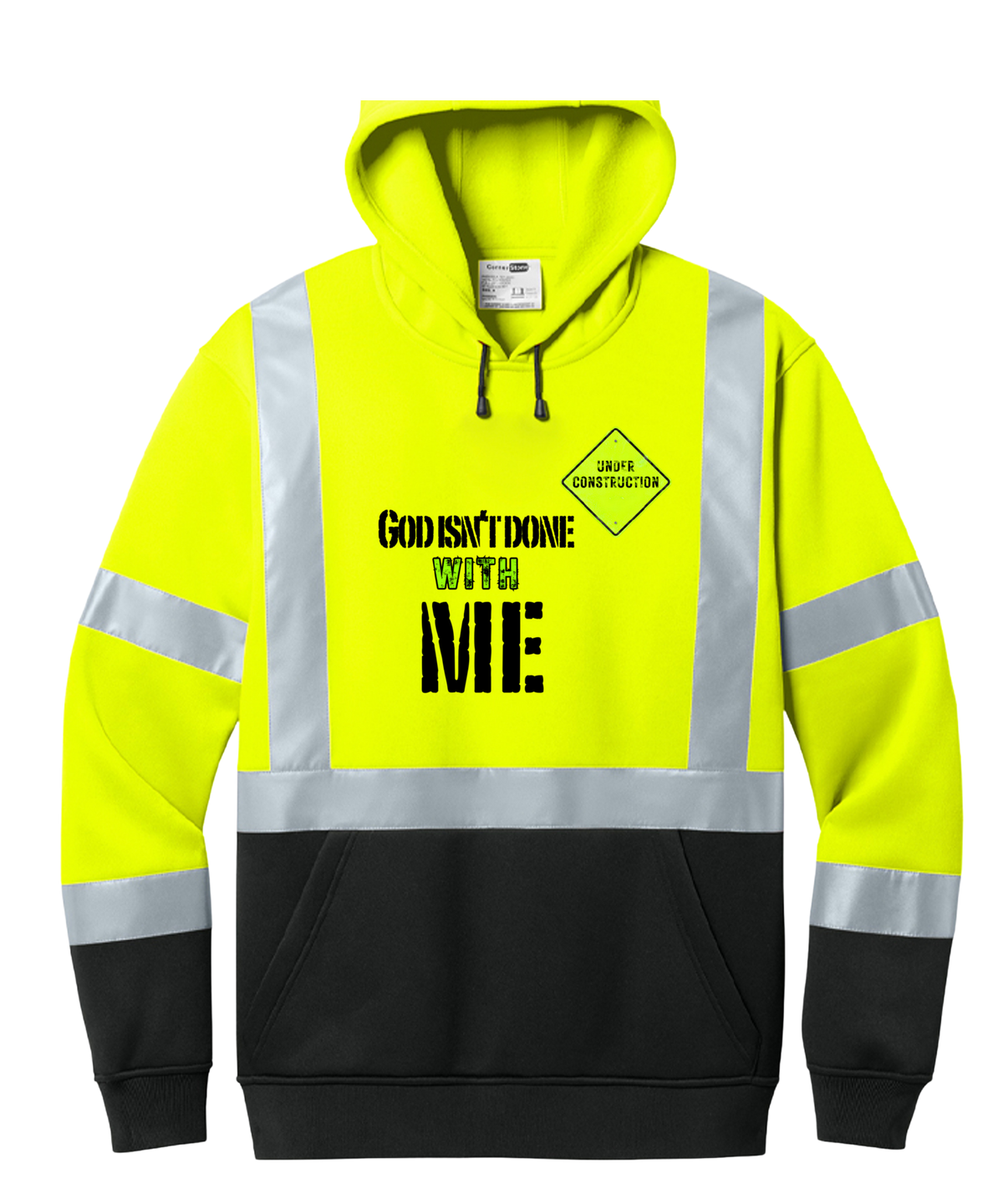Heavy-Duty Construction Hoodie Yellow