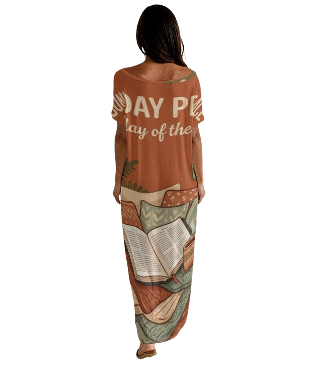 Sunday Peace Pocket Maxi Kaftan With Pocket