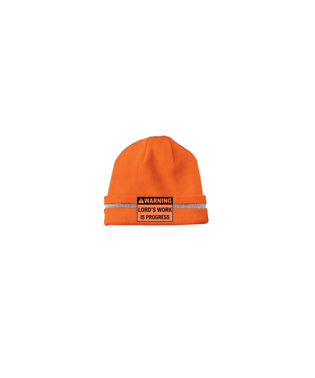 Construction Beanie Orange