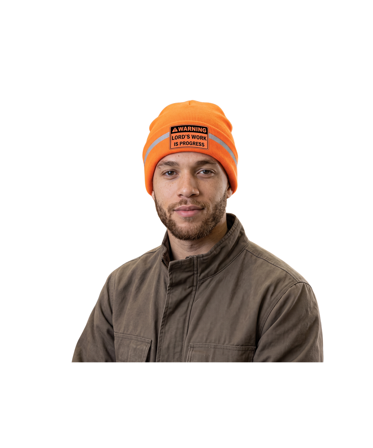 Construction Beanie Orange