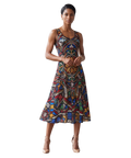 The Renaissance Stained Glass Custom Midi Dress