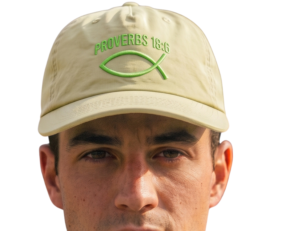 Proverbs 18:6 Embroidered Snapback Hat