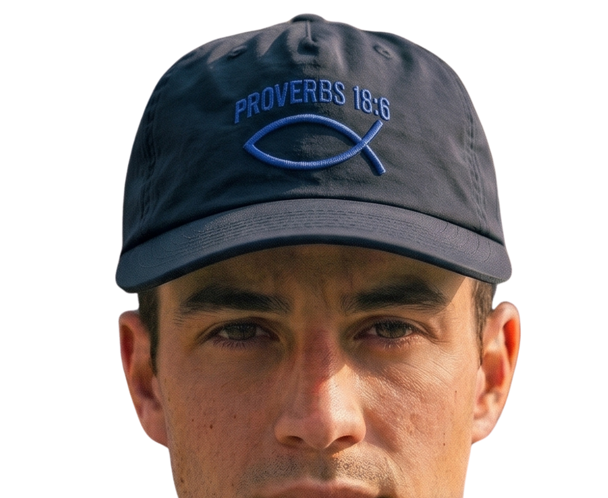 Proverbs 18:6 Embroidered Snapback Hat