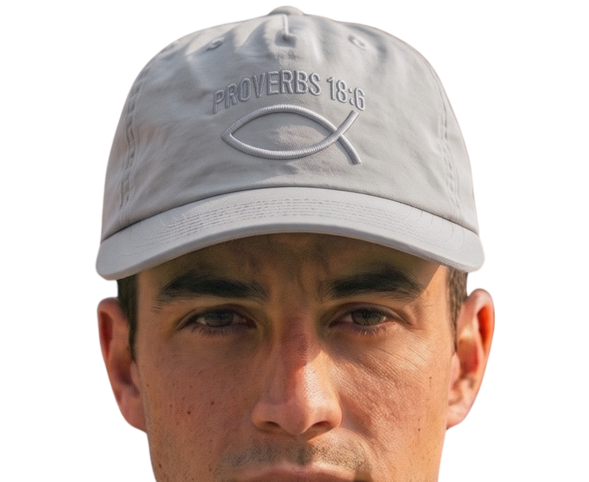 Proverbs 18:6 Embroidered Snapback Hat