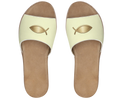 Women's Golden Grace Slide Leather Sliders
