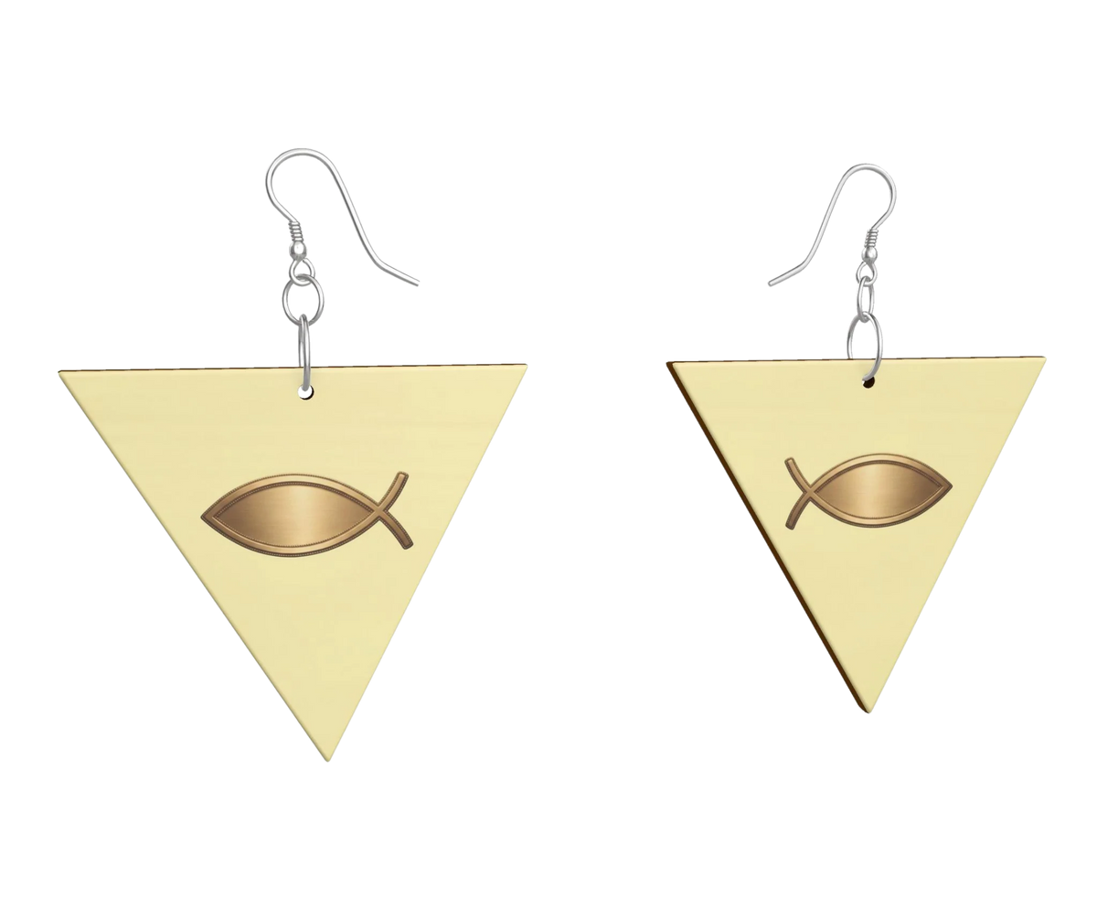 The Golden Apex Earrings
