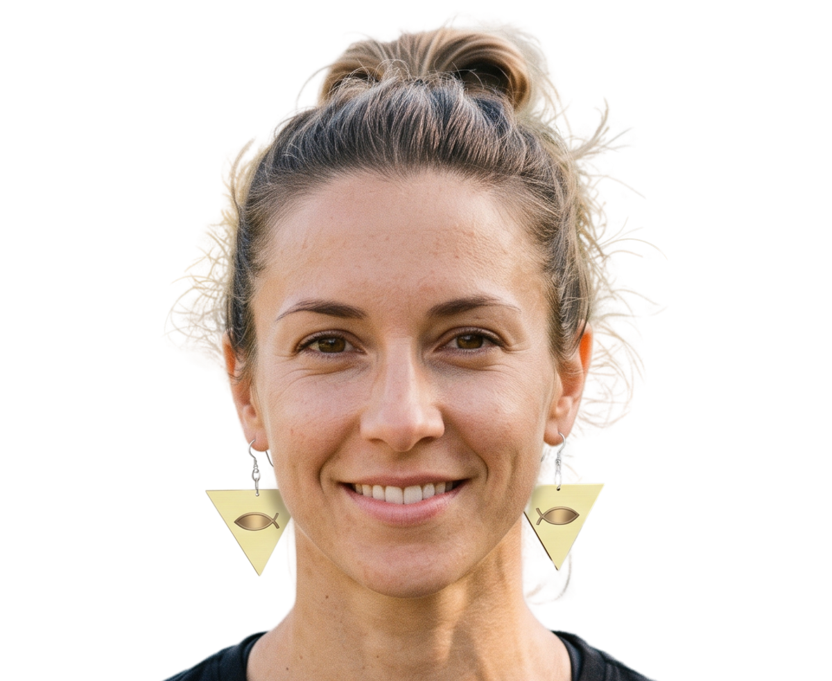 The Golden Apex Earrings